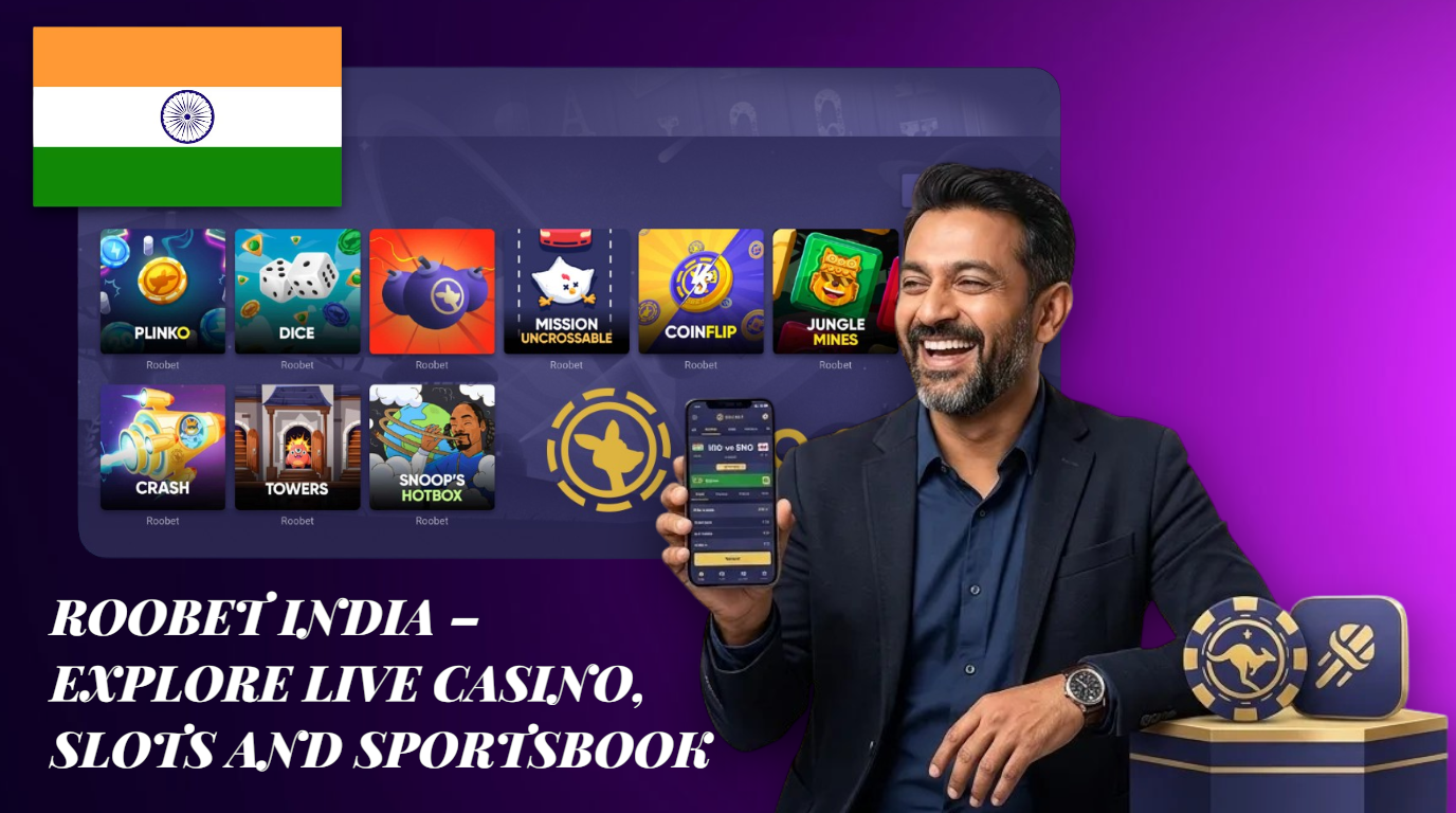 Roobet India – Live Casino, Slot Games and Online Sportsbook